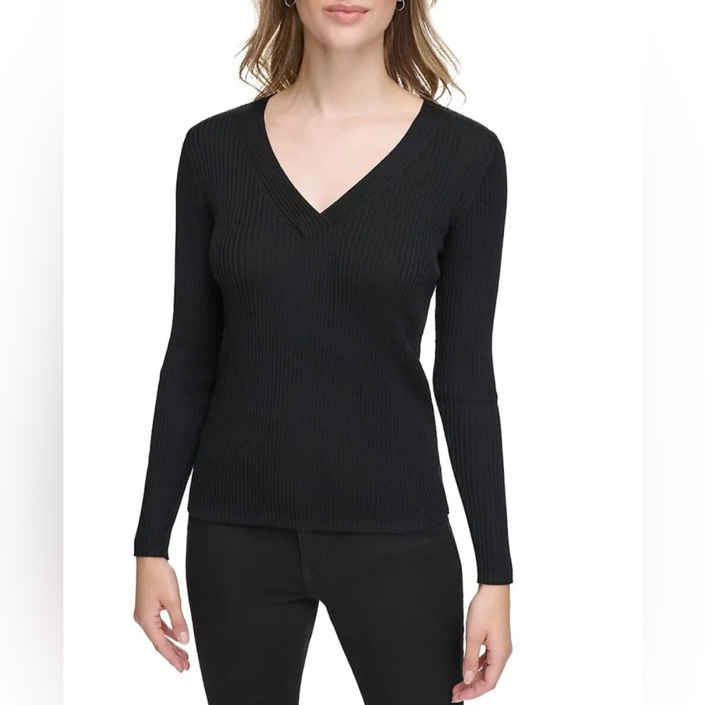 CALVIN KLEIN Ribbed Knit Sweater